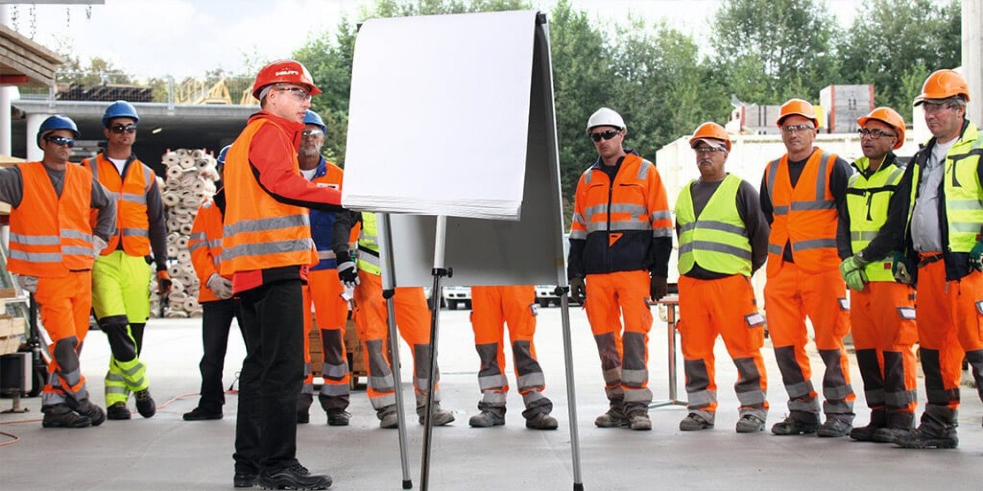 Hilti trained workers in heatlh and safety aspects