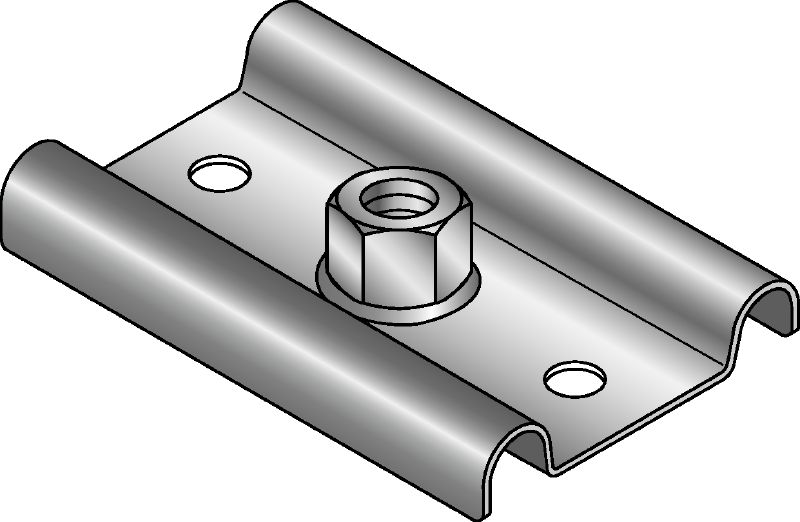 MFP-GP-F Premium hot-dip galvanised (HDG) base plate for light-duty fixed point applications (metric)