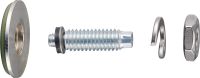 Electrical connector S-BT-ER HC HL Threaded screw-in stud (Stainless steel, Metric thread) for electrical connections on steel in highly corrosive environments – Recommended maximal cross section of connected cable: 120 mm² / AWG 4.0